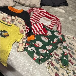 Festive Kids Pajama Sets & Shirts - 4